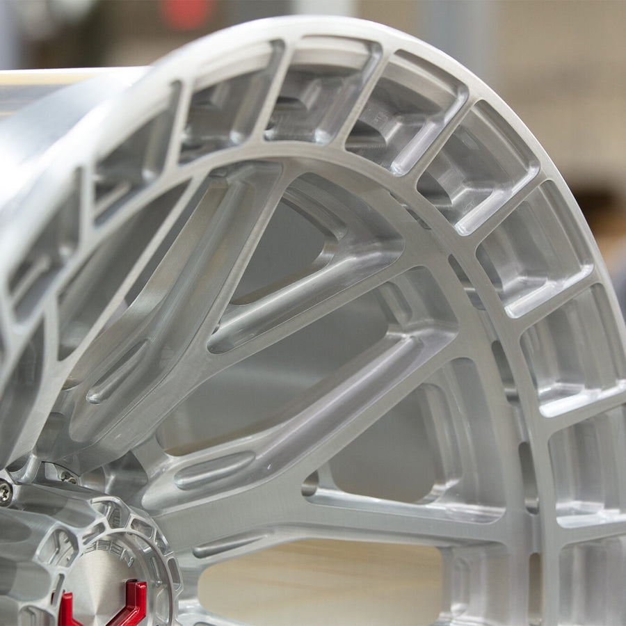 Vossen LCX-02 Forged Alloy Wheels In Brushed Gloss Clear