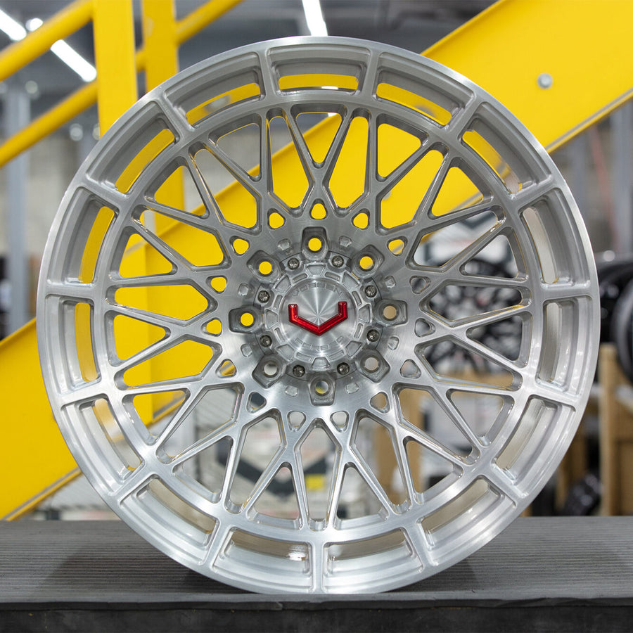 Vossen LCX-03 Forged Alloy Wheels In Brushed Gloss Clear
