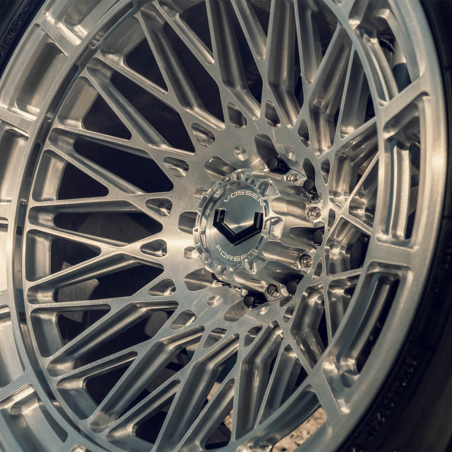 Vossen LCX-03 Forged Alloy Wheels In Brushed Gloss Clear