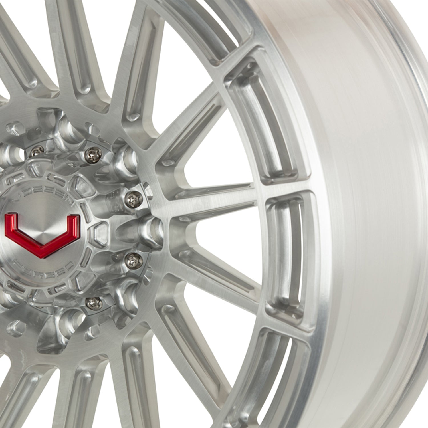 Vossen LCX-04 Forged Alloy Wheels In Brushed Gloss Clear