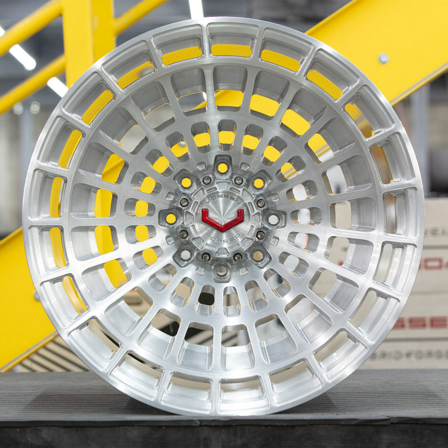 Vossen LCX-04 Forged Alloy Wheels In Brushed Gloss Clear