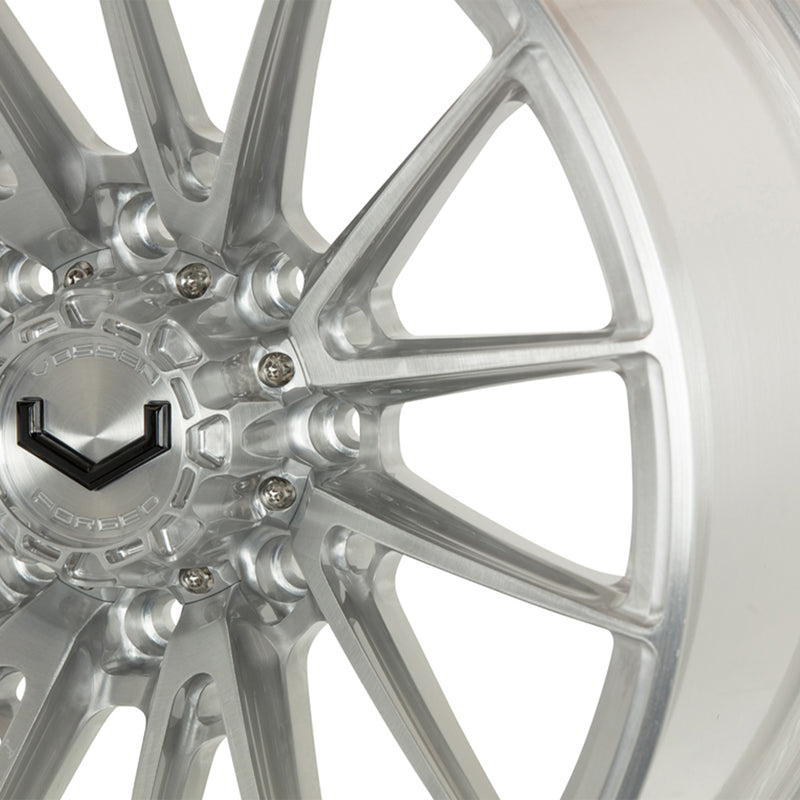 Vossen VFX-01 Forged Alloy Wheels In Brushed Gloss Clear
