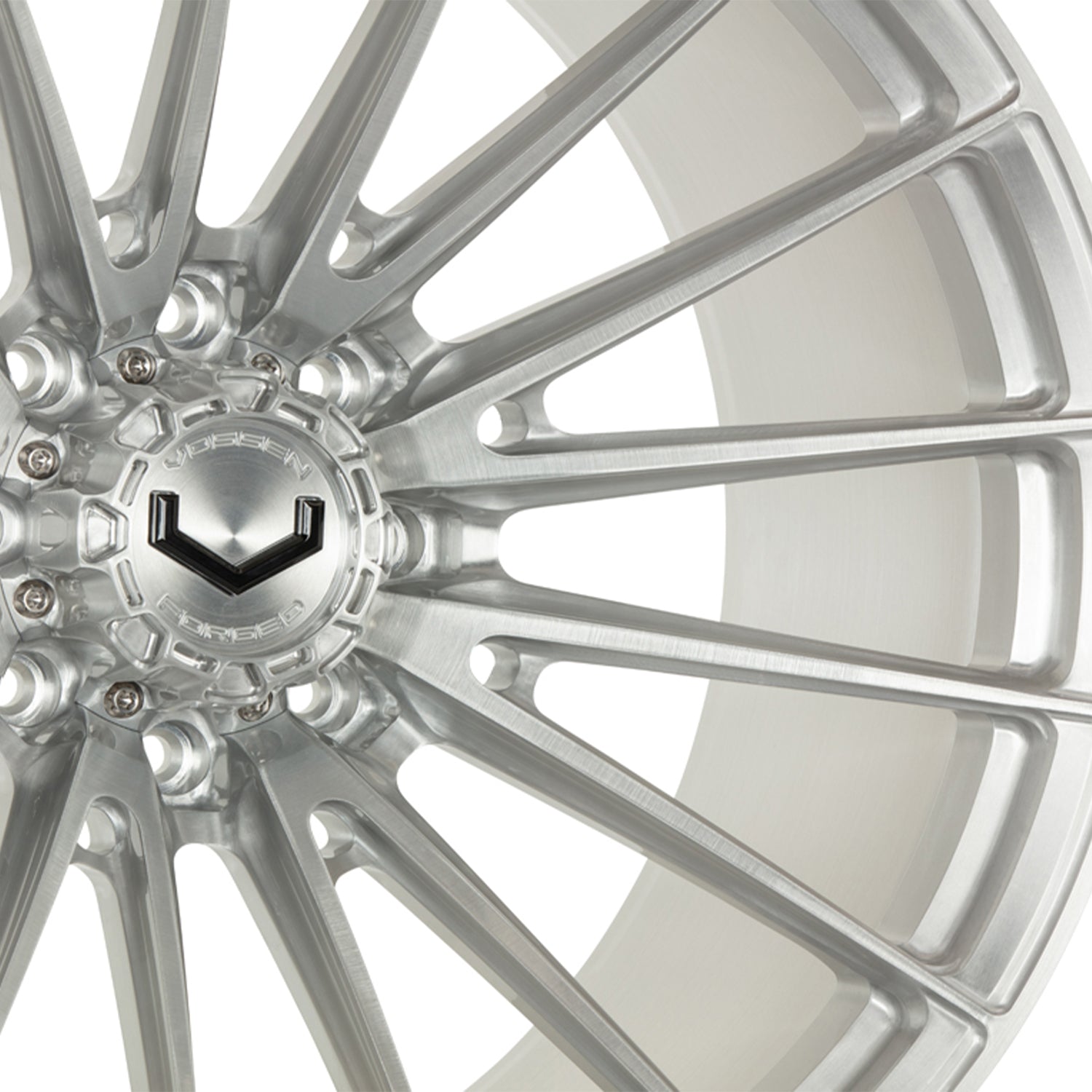Vossen VFX-01 Forged Alloy Wheels In Brushed Gloss Clear