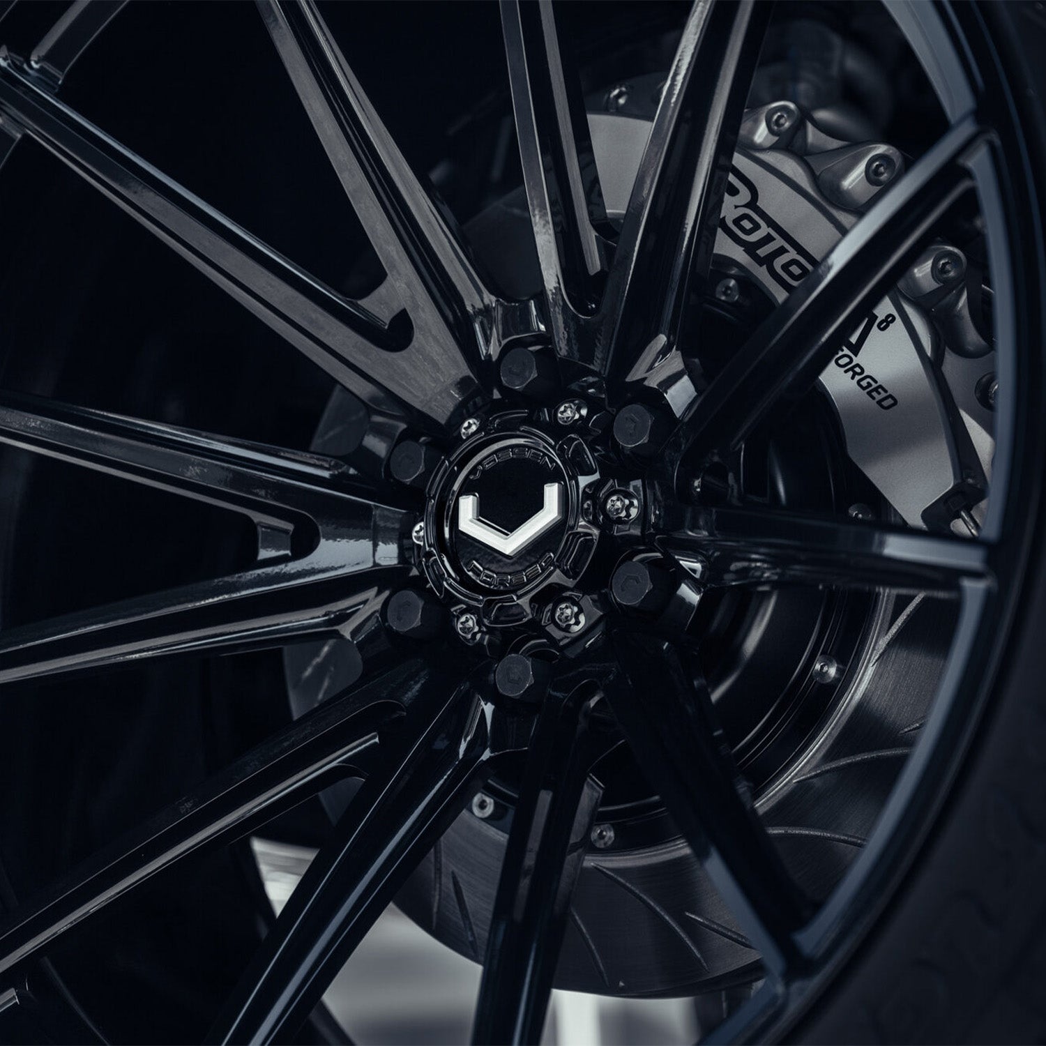 Vossen VFX-01 Forged Alloy Wheels In Gloss Black