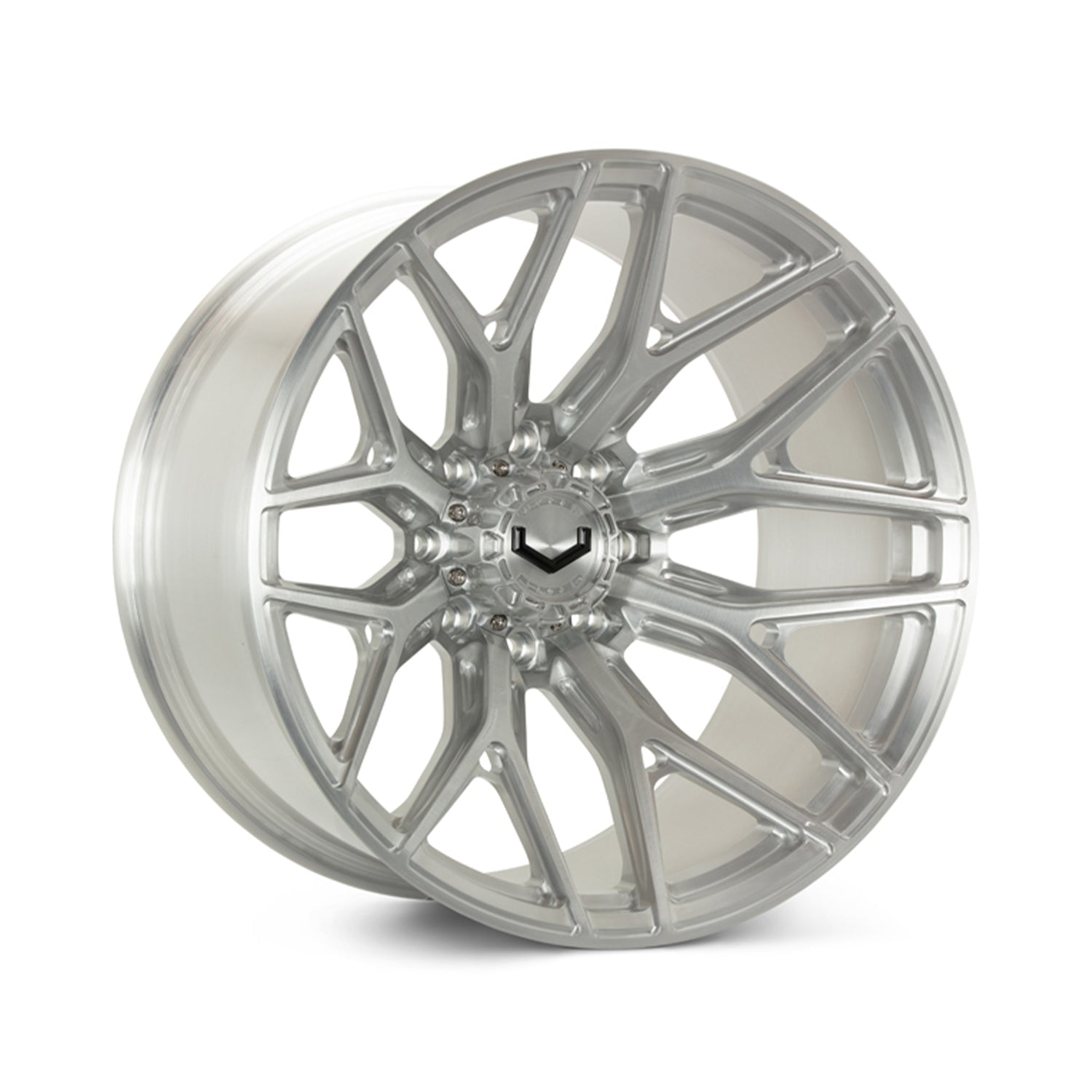 Vossen VFX-03 Forged Alloy Wheels In Brushed Gloss Clear