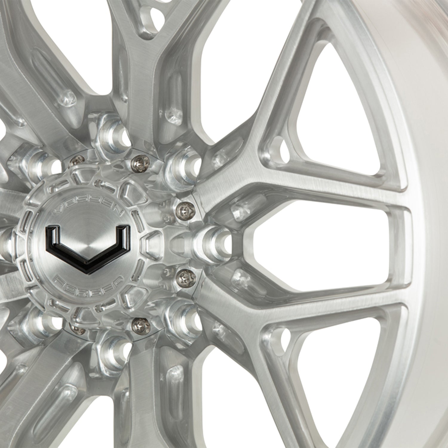 Vossen VFX-03 Forged Alloy Wheels In Brushed Gloss Clear