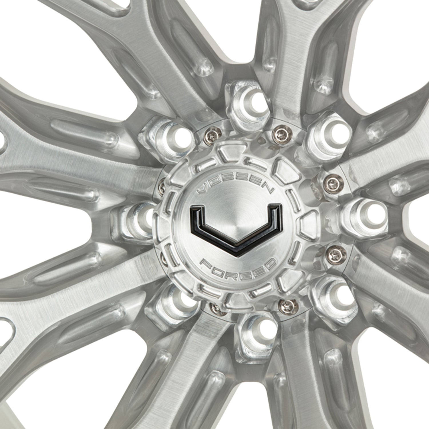 Vossen VFX-03 Forged Alloy Wheels In Brushed Gloss Clear
