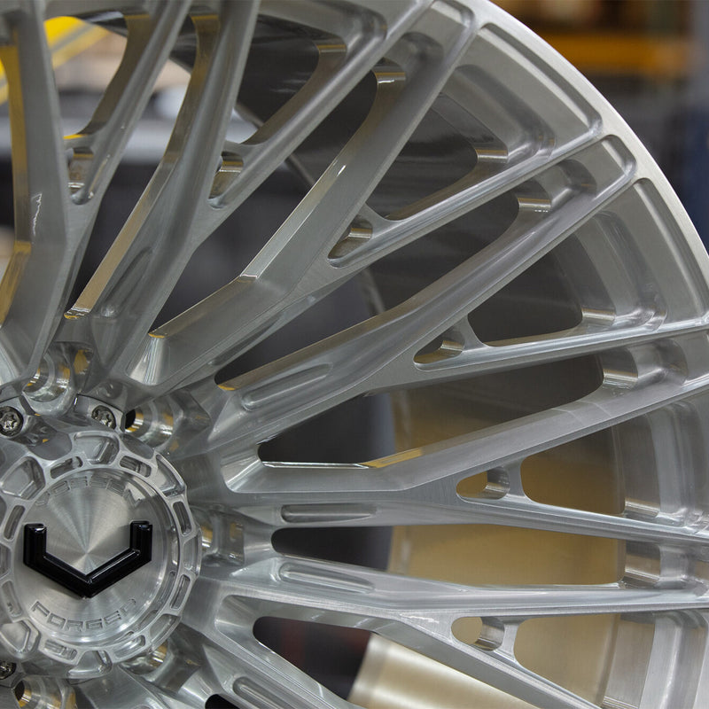 Vossen VFX-04 Forged Alloy Wheels In Brushed Gloss Clear