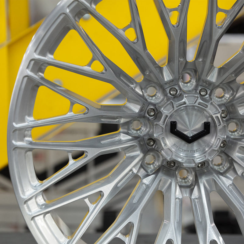 Vossen VFX-04 Forged Alloy Wheels In Brushed Gloss Clear