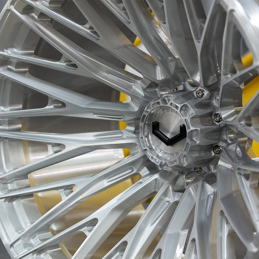 Vossen VFX-04 Forged Alloy Wheels In Brushed Gloss Clear