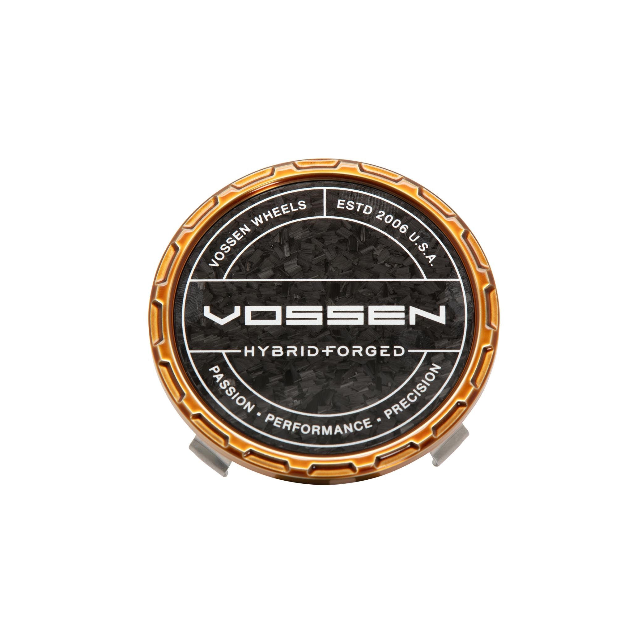 Vossen Hybrid Forged Carbon Billet Sport Cap for VF & HF Series Wheels (Brickell Bronze) - Forged Carbon