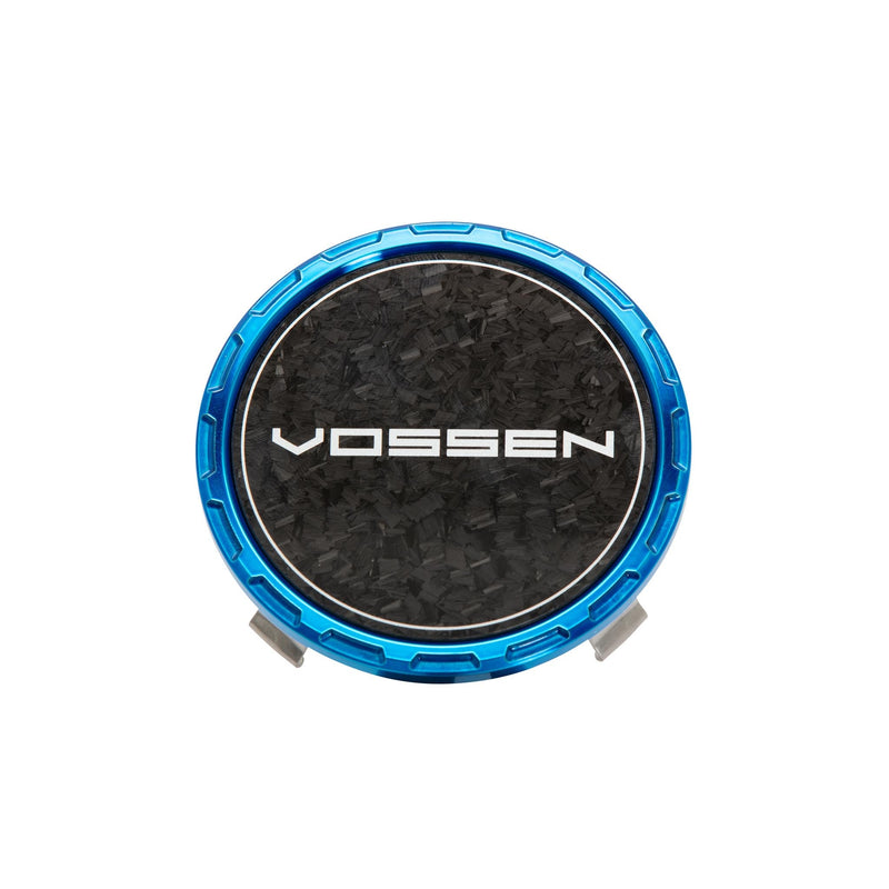 Vossen Classic Carbon Billet Sport Cap for VF & HF Series Wheels (Fountain Blue) - Forged Carbon