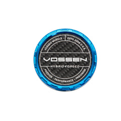 Vossen Carbon Hybrid Forged Billet Sport Cap for VF & HF Series Wheels (Fountain Blue) - Twill Weave Carbon