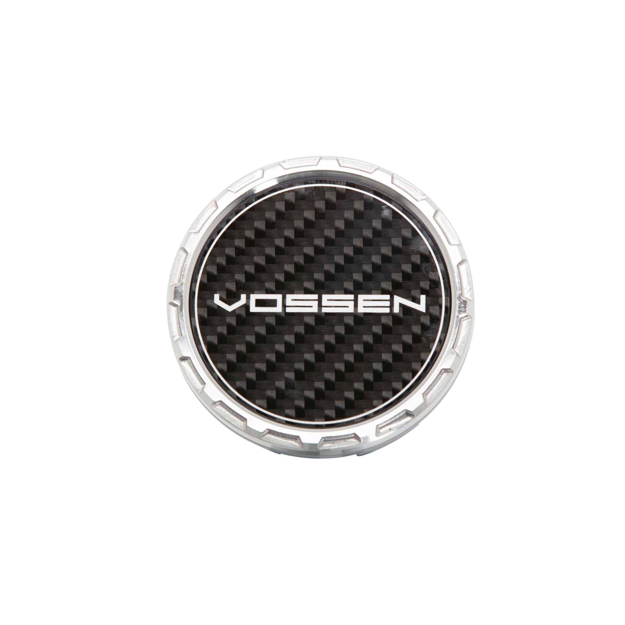Vossen Classic Carbon Billet Sport Cap for VF & HF Series Wheels (Gloss Clear) - Twill Weave Carbon