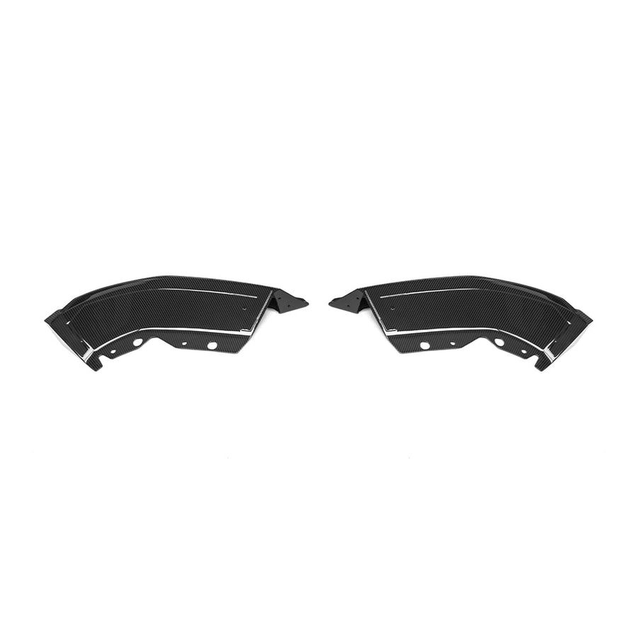 SooQoo BMW G09 XM Front Splitter In Gloss Carbon Fibre