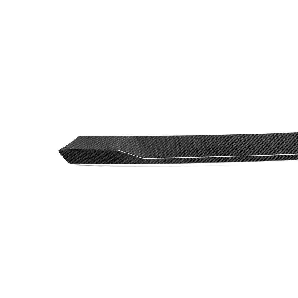 SooQoo BMW G09 XM Lower Rear Spoiler In Gloss Carbon Fibre