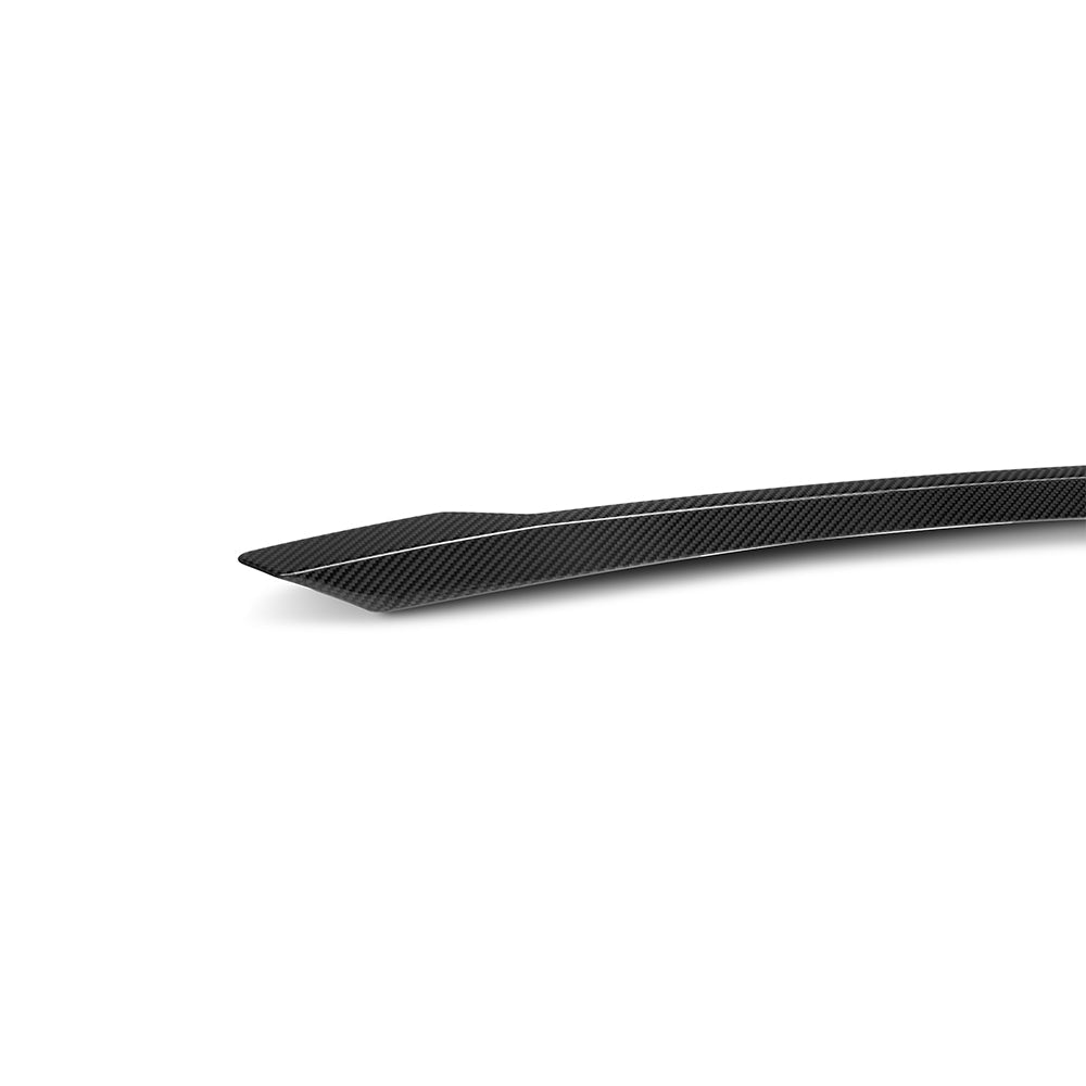 SooQoo BMW G09 XM Lower Rear Spoiler In Gloss Carbon Fibre