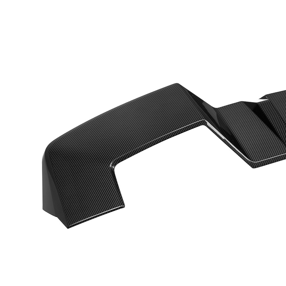 SooQoo BMW G09 XM Upper Spoiler In Gloss Carbon Fibre