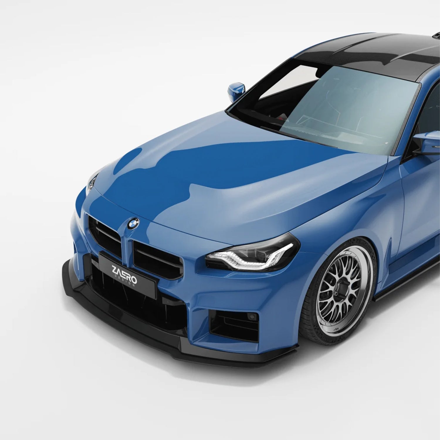 ZAERO Design BMW G87 M2 EVO-S Gloss Black Front Splitter