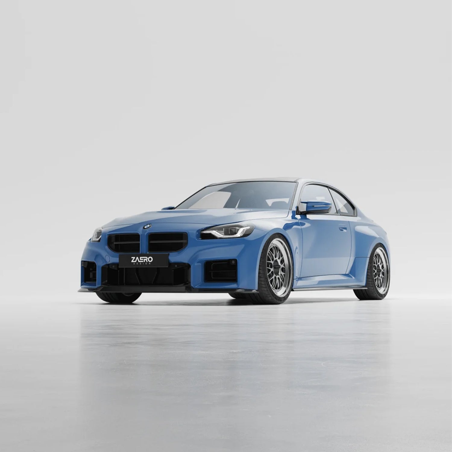 ZAERO Design BMW G87 M2 EVO-S Gloss Black Front Splitter