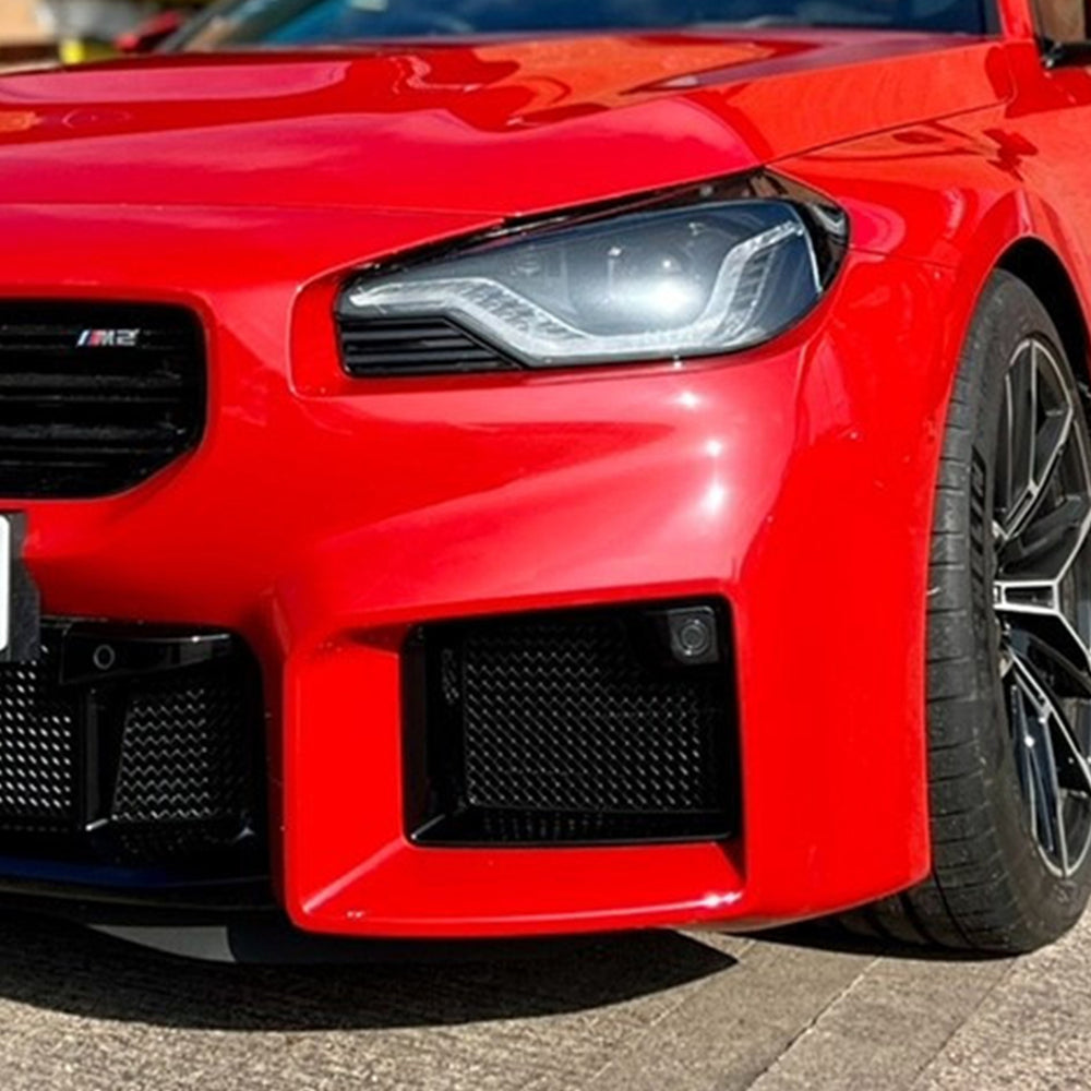 Zunsport BMW G87 M2 Black Outer Side Grille Mesh Guard Set