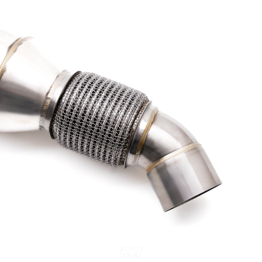 Deep Tone Industries BMW F Series B58 Exhaust 200 Cell Euro 6 (Non-CEL) Sports Cat Downpipe (M140i, M240i, 340i, 440i, G30 540i & more)
