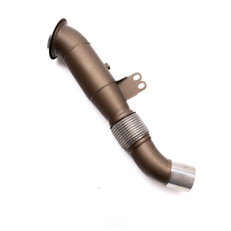 Deep Tone Industries BMW F Series B58 Ceramic Coated Exhaust Catless Downpipe (M140i, M240i, 340i, 440i, G30 540i & more)