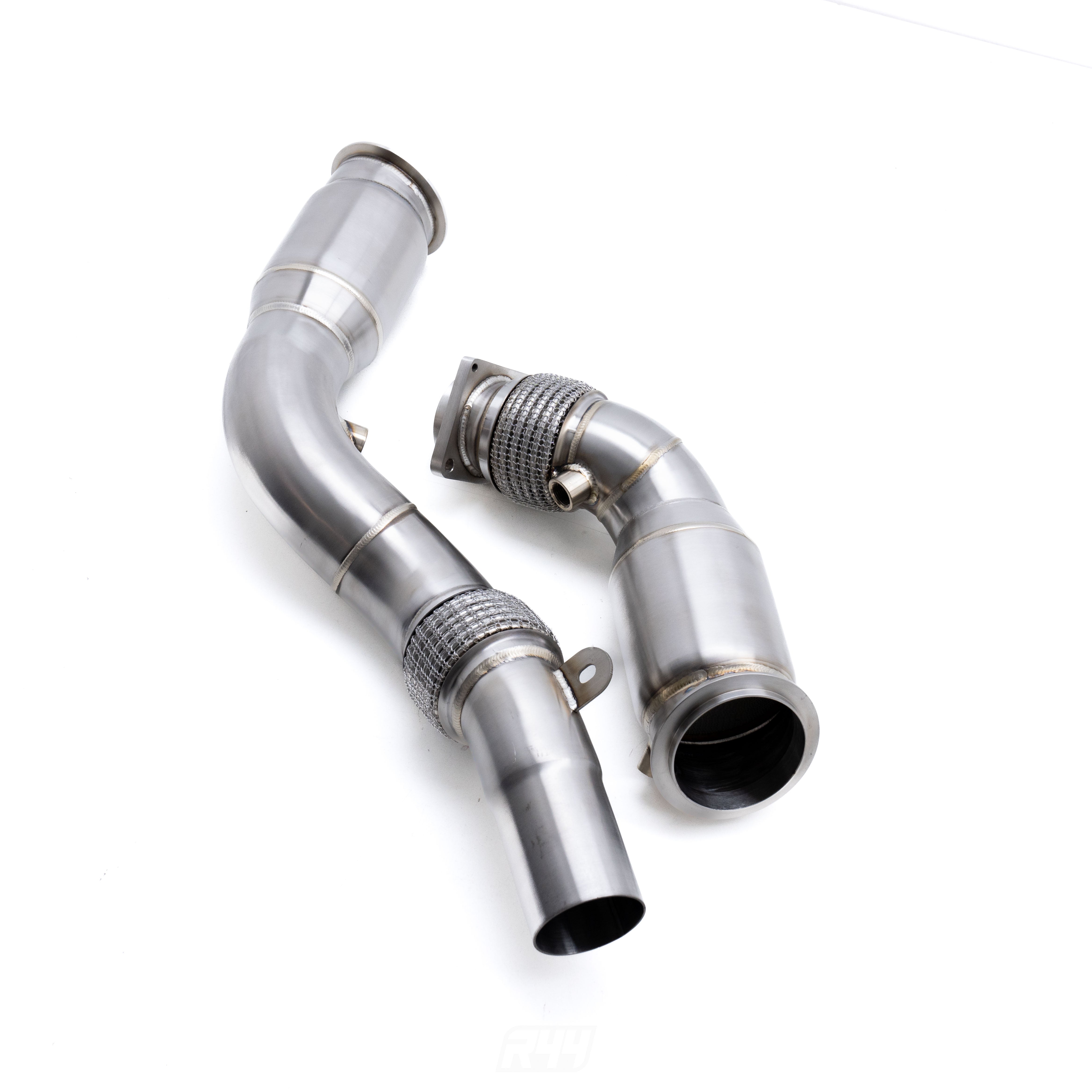 R44 BMW F80 M3, F82 M4 & F87 M2 Competition S55 Exhaust 200 Cell Sports Cat Downpipes