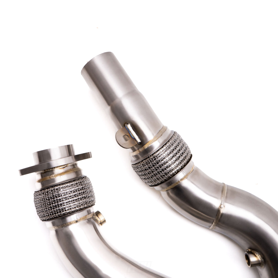 Deep Tone Industries BMW F80 M3, F82 M4 & F87 M2 Competition S55 Exhaust Catless Downpipes