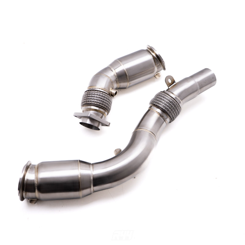 Deep Tone Industries BMW F80 M3, F82 M4 & F87 M2 Competition S55 Exhaust Catless Downpipes