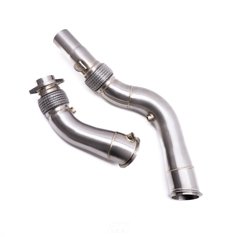 Deep Tone Industries BMW F80 M3, F82 M4 & F87 M2 Competition S55 Exhaust Catless Downpipes