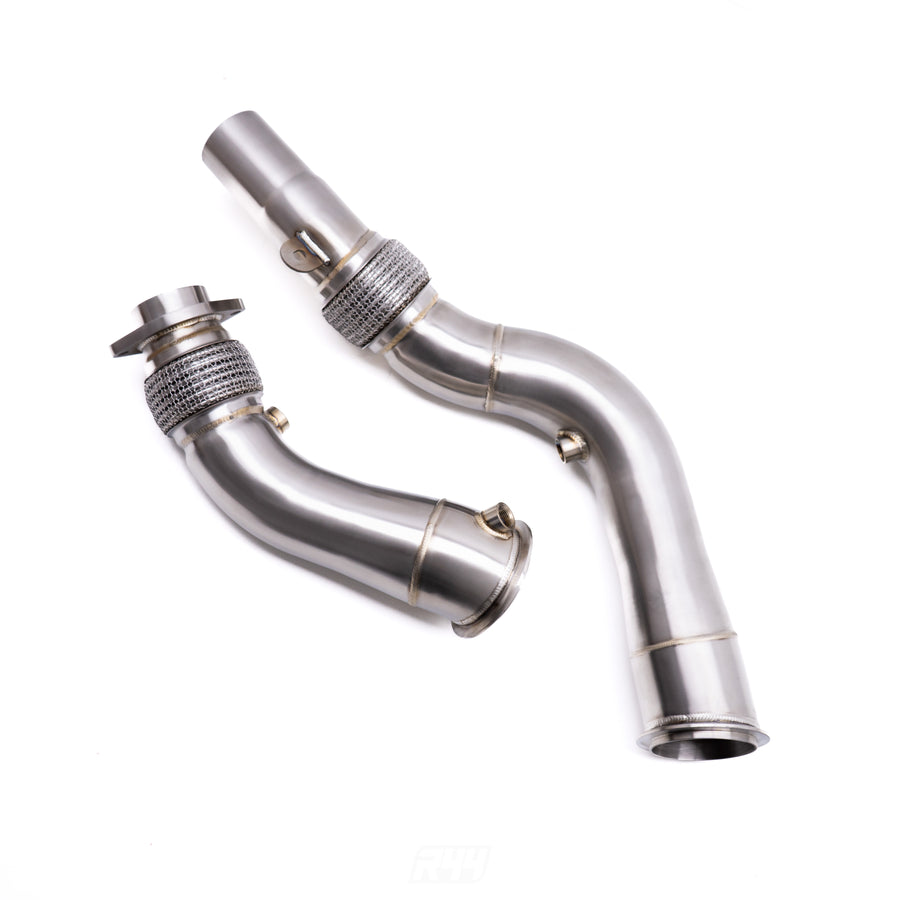 Deep Tone Industries BMW F80 M3, F82 M4 & F87 M2 Competition S55 Exhaust Catless Downpipes