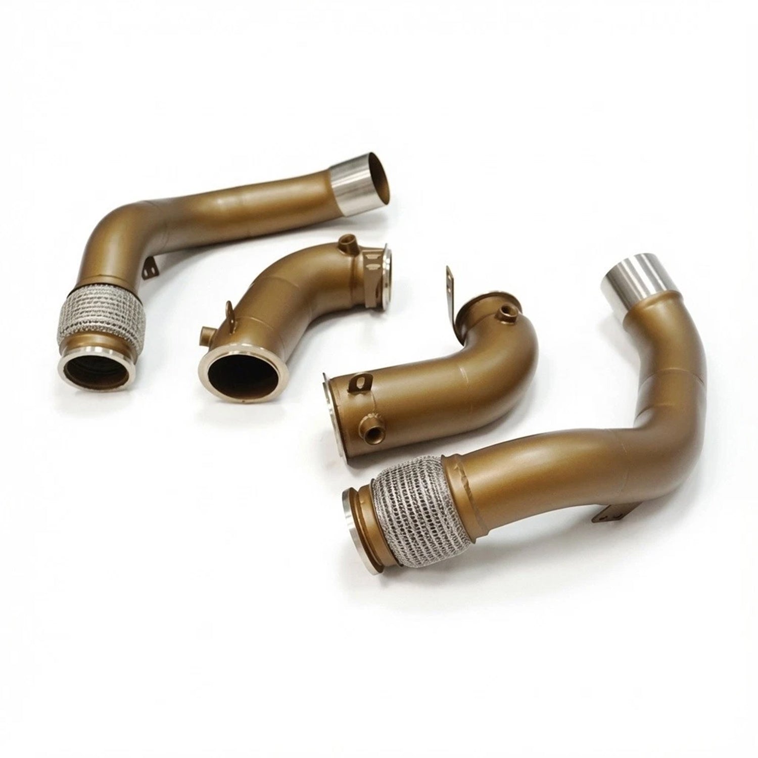BMW S63 F90 M5 & M8 Pre-LCI Decat Downpipes Ceramic Coated (2018-2020)