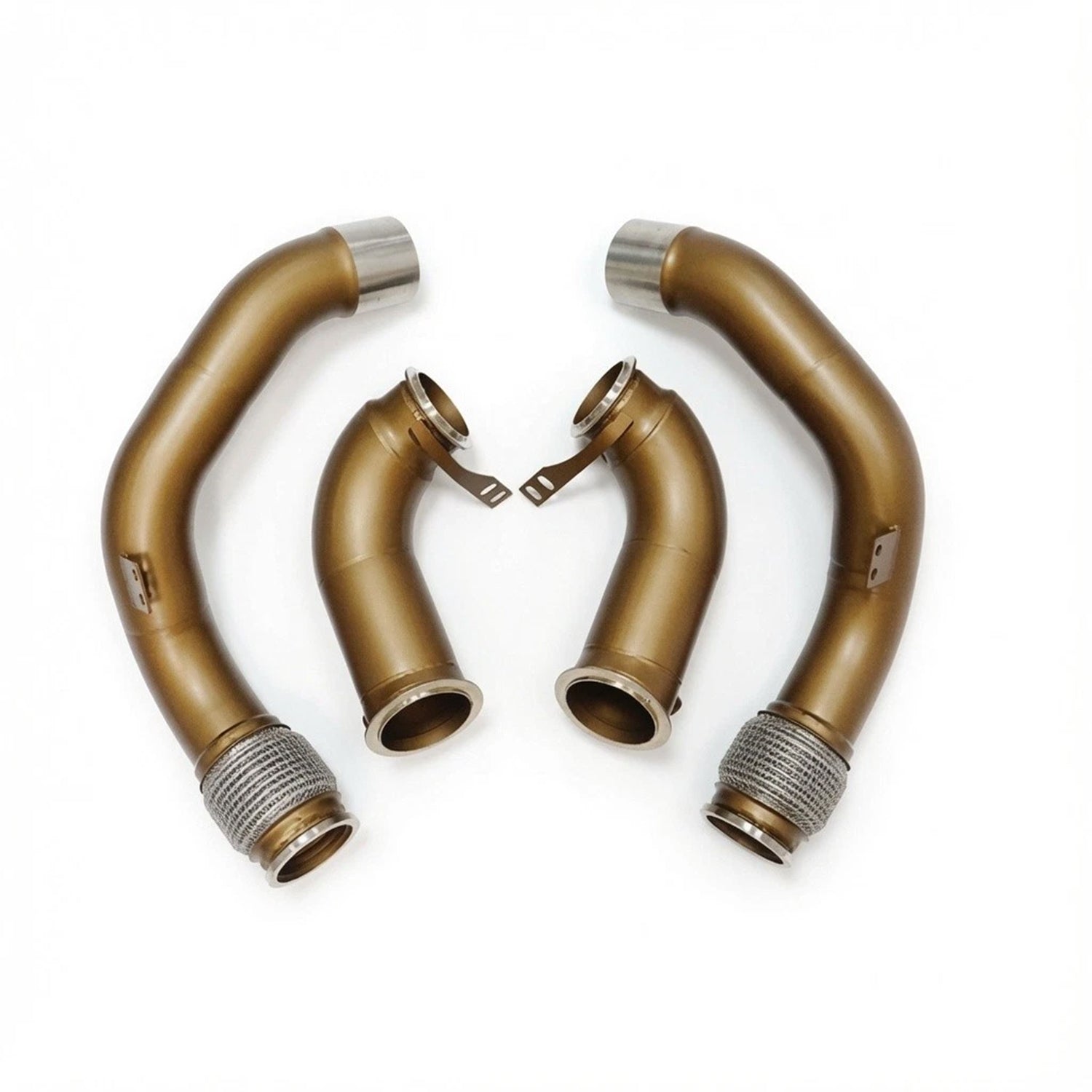 BMW S63 F90 M5 & M8 Pre-LCI Decat Downpipes Ceramic Coated (2018-2020)