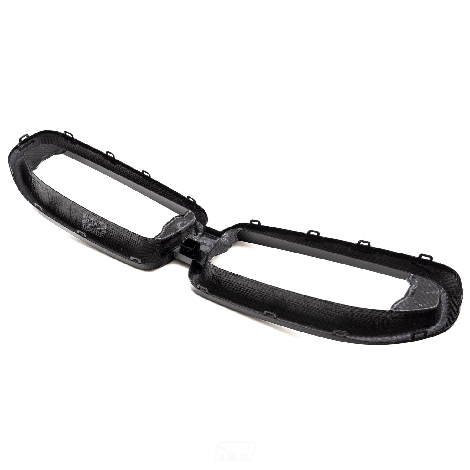 MHC+ BMW 2 Series Front Grille Surround In Gloss Pre Preg Carbon Fibre (G42 inc. M240i)