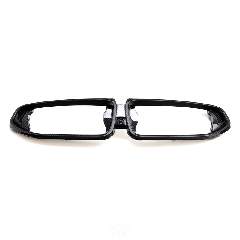 MHC+ BMW 2 Series Front Grille Surround In Gloss Pre Preg Carbon Fibre (G42 inc. M240i)
