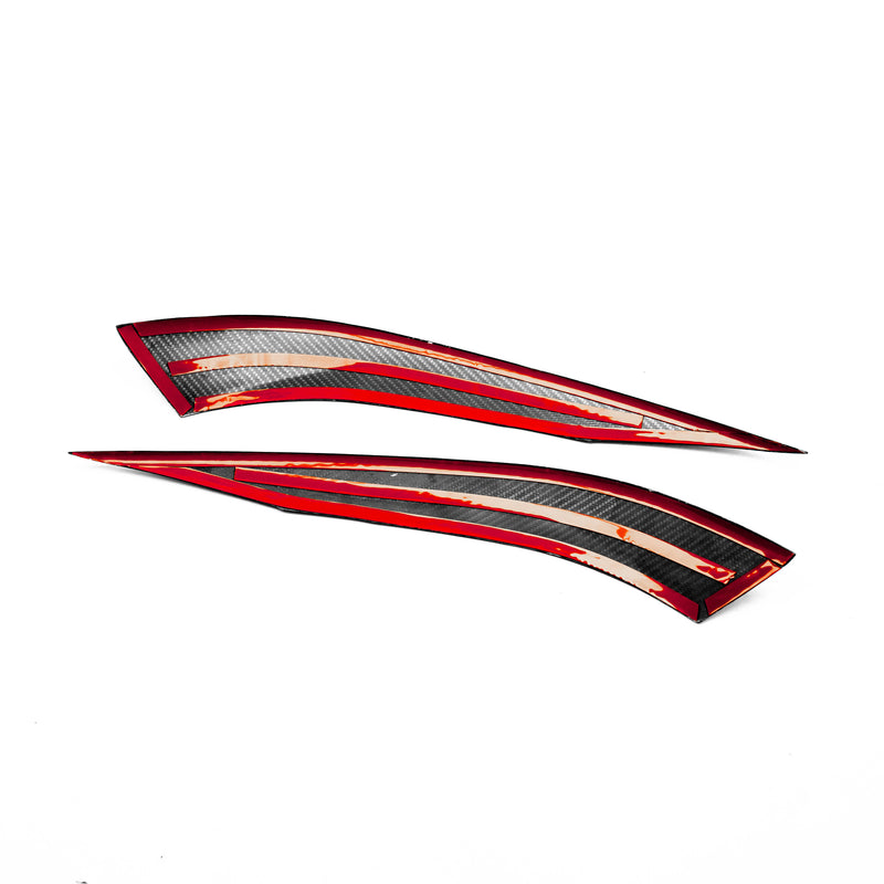 BMW G87 M2 Headlight Eyebrow Covers In Carbon Fibre
