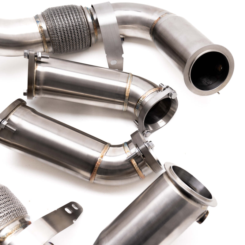 Deep Tone Industries BMW G90 & G99 M5 S68 Primary & Secondary Exhaust Catless Downpipes