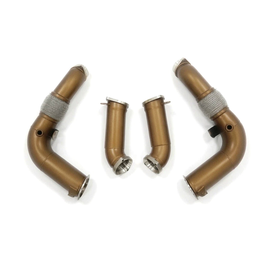 BMW S68 G90 & G99 M5 Decat Downpipes Ceramic Coated (2024+)