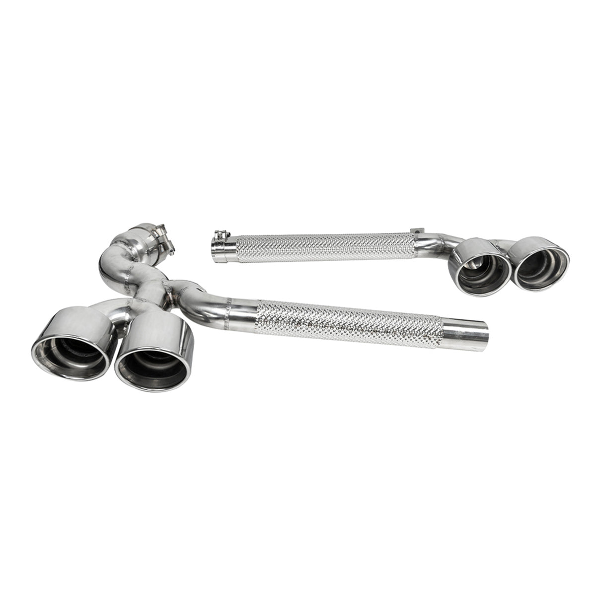 Deep Tone Industries BMW G45 X3 30e Quad Exhaust Tailpipe Conversion For M50 Rear Diffuser