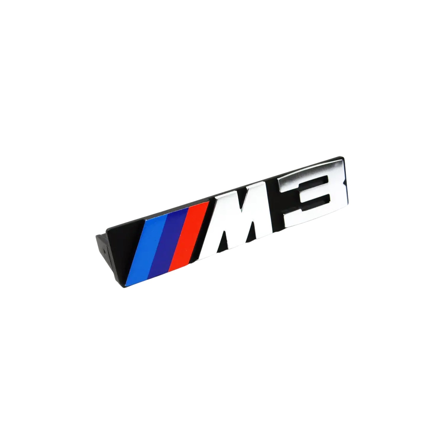 Genuine BMW E30 M3 OEM Front Grille Emblem In Silver