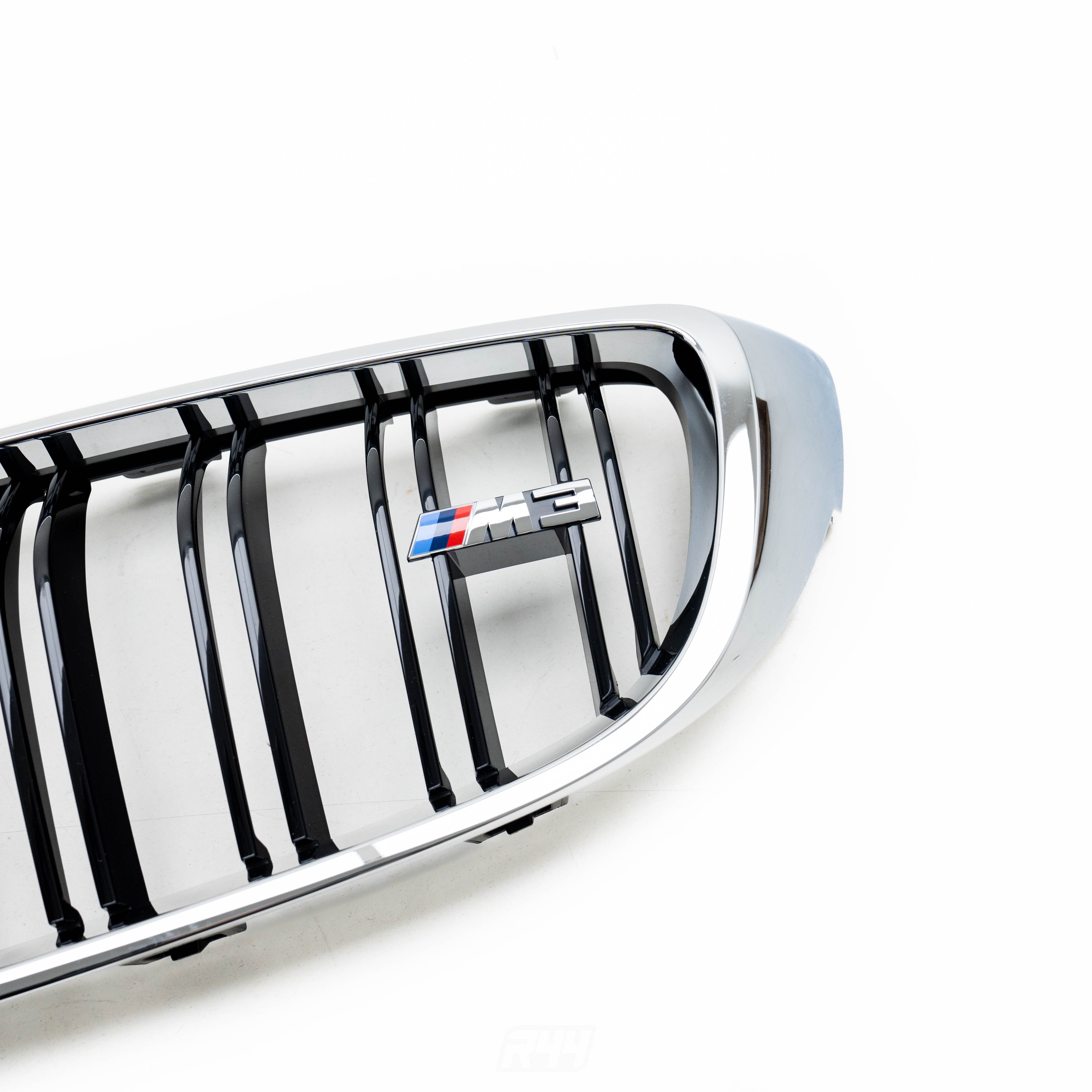 Genuine BMW F80 M3 OEM Chrome & Black Front Grilles 51138054332 & 51138056411