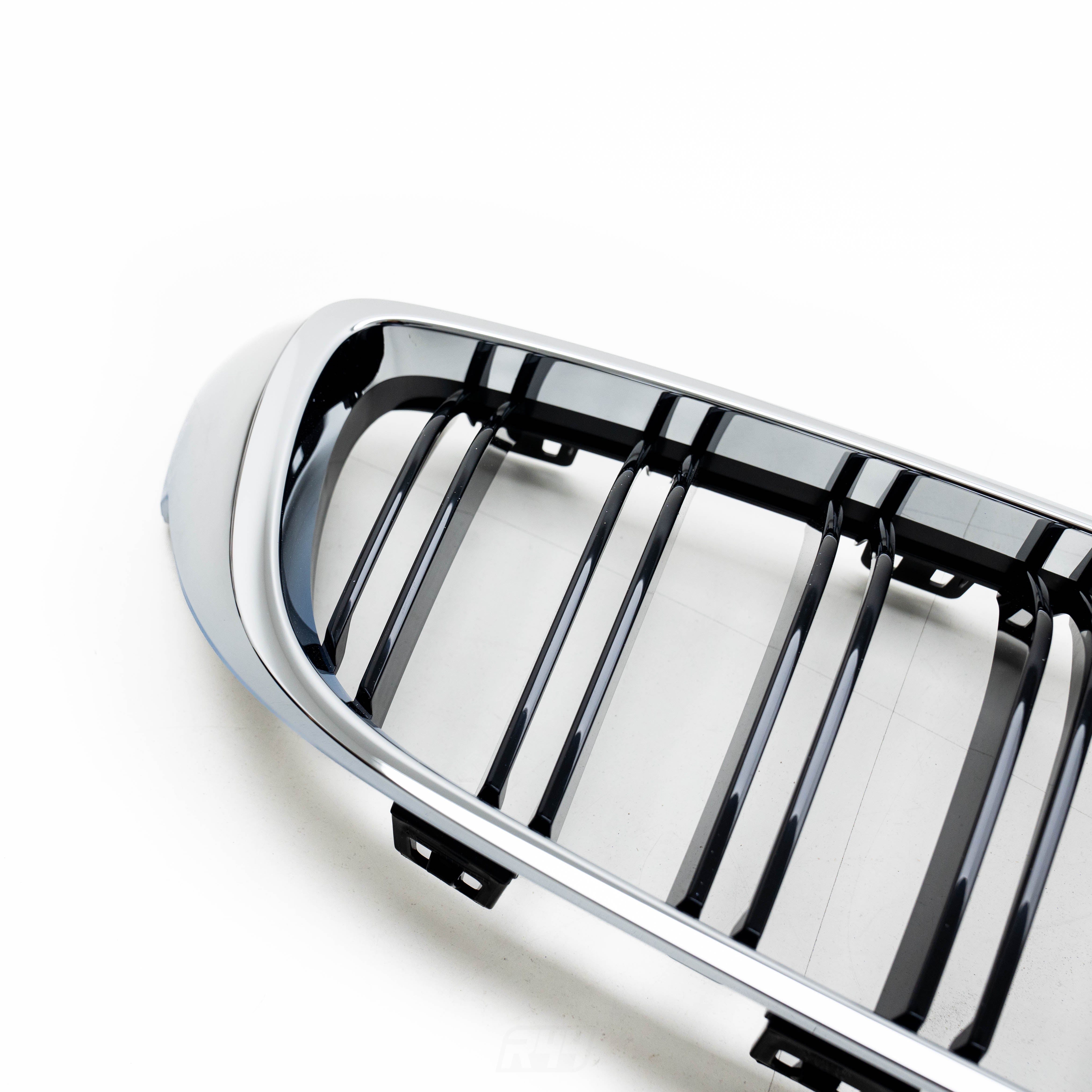Genuine BMW F80 M3 OEM Chrome & Black Front Grilles 51138054332 & 51138056411
