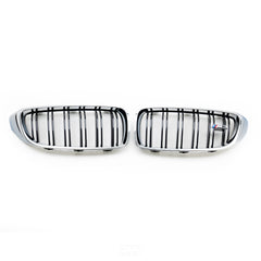 Genuine BMW F80 M3 OEM Chrome & Black Front Grilles 51138054332 & 51138056411
