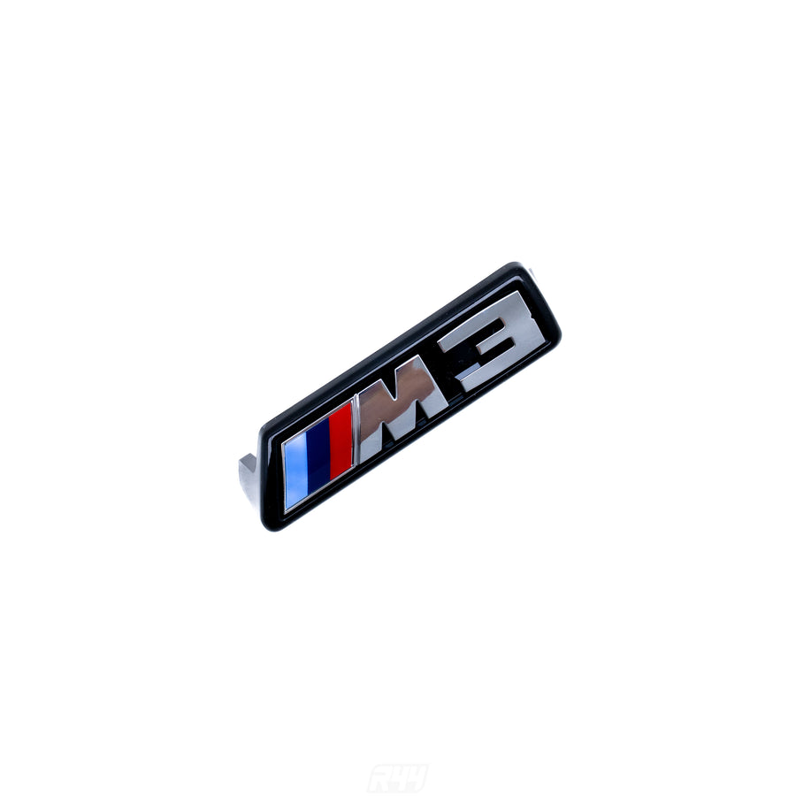 Genuine BMW G80 M3 Non-Competition Front Grille Emblem In Silver