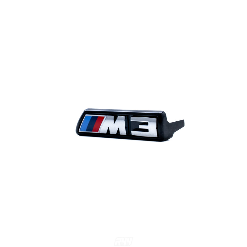 Genuine BMW G80 M3 Non-Competition Front Grille Emblem In Silver