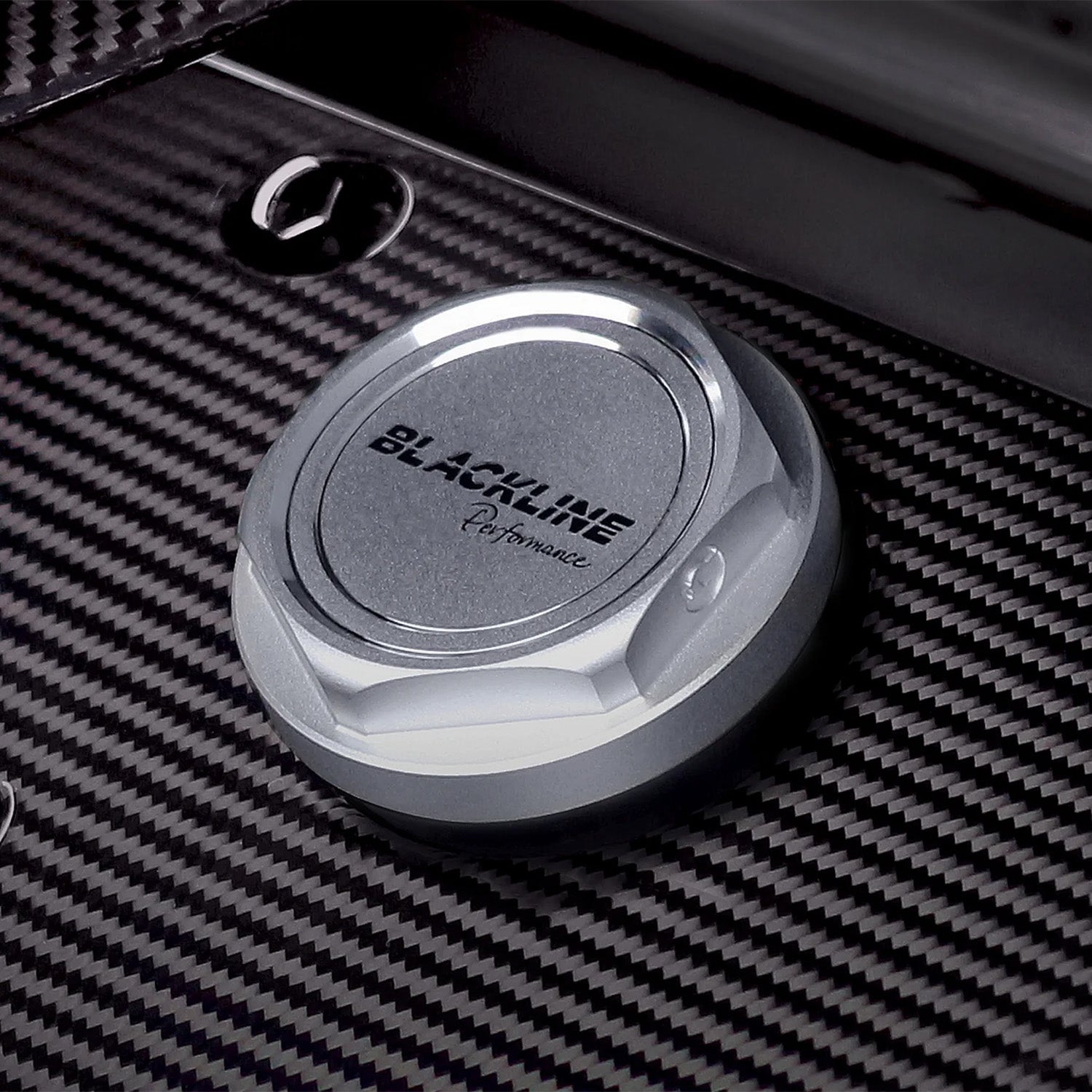 GoldenWrench BMW S54, S65 & S85 BLACKLINE Performance Heritage Motorsport Oil Cap In Silver