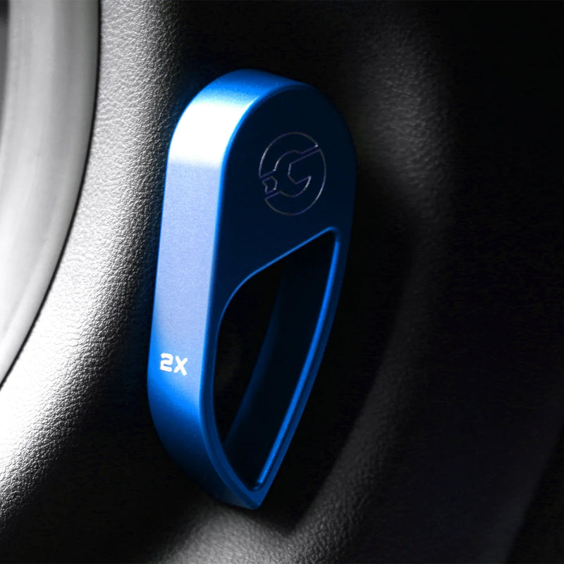 GoldenWrench BMW G8X Series Bonnet Hood Latch Handle In Blue (LHD)