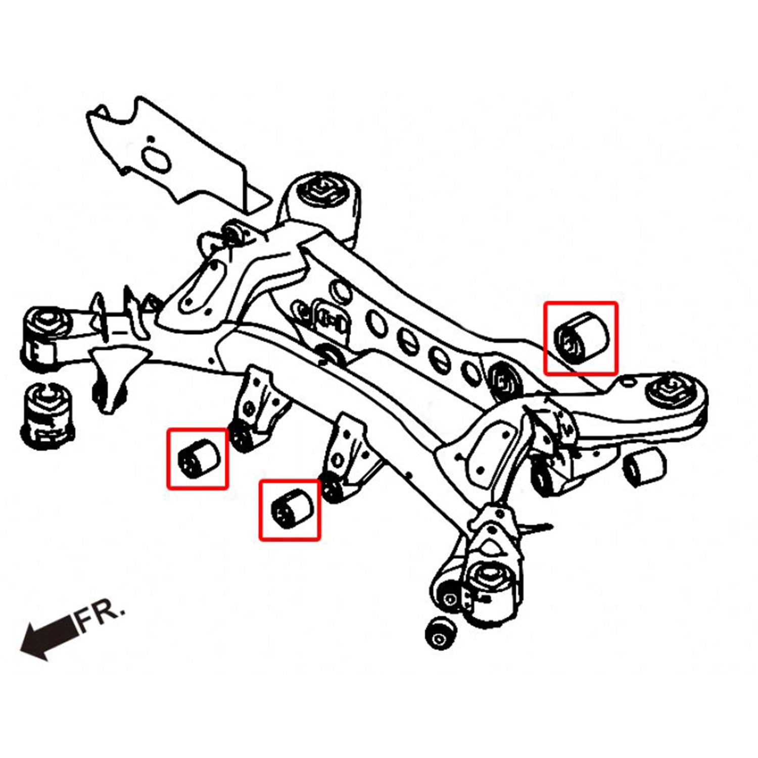 HARDRACE BMW 3 Series (E90) Rear Differential Mount Bushing - Non M3 Use (7826) — image 2