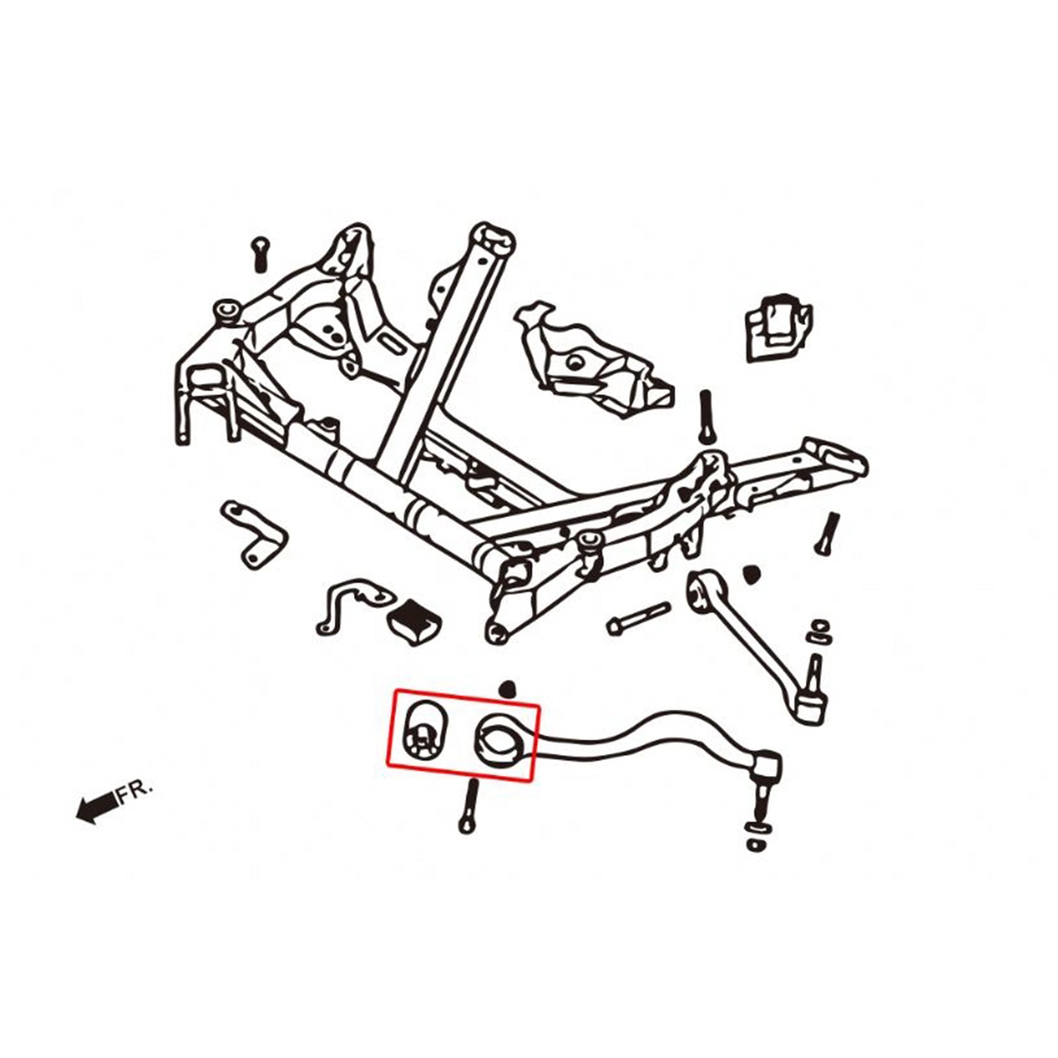 HARDRACE BMW 5 Series (E39) Front Lower Arm Bushing (7432) — image 2